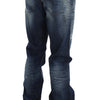 Acht Blue Wash Cotton Denim Regular Fit Jeans