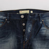 Acht Blue Wash Cotton Denim Regular Fit Jeans