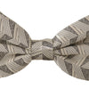 Dolce & Gabbana Gray 100% Silk Adjustable Neck Papillon Bow Tie