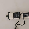 Dolce &amp; Gabbana – Graue Papillon-Krawatte aus 100 % Seide mit verstellbarem Hals