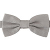 Dolce & Gabbana Gray 100% Silk Adjustable Neck Papillon Tie