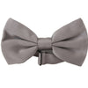 Dolce & Gabbana Gray 100% Silk Adjustable Neck Papillon Tie