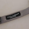 Dolce & Gabbana Gray 100% Silk Adjustable Neck Papillon Tie