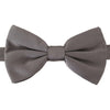 Dolce & Gabbana Gray 100% Silk Adjustable Neck Papillon Tie