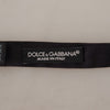 Dolce & Gabbana Black 100% Silk Adjustable Neck Papillon Tie