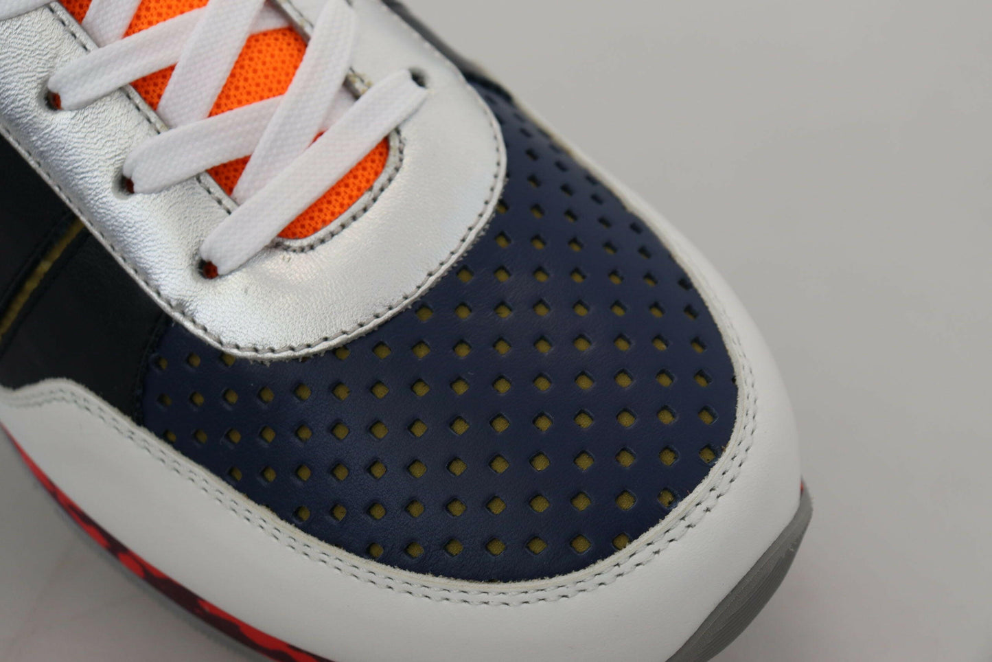 Dolce &amp; Gabbana Mehrfarbige Sport-Sneakers aus Leder