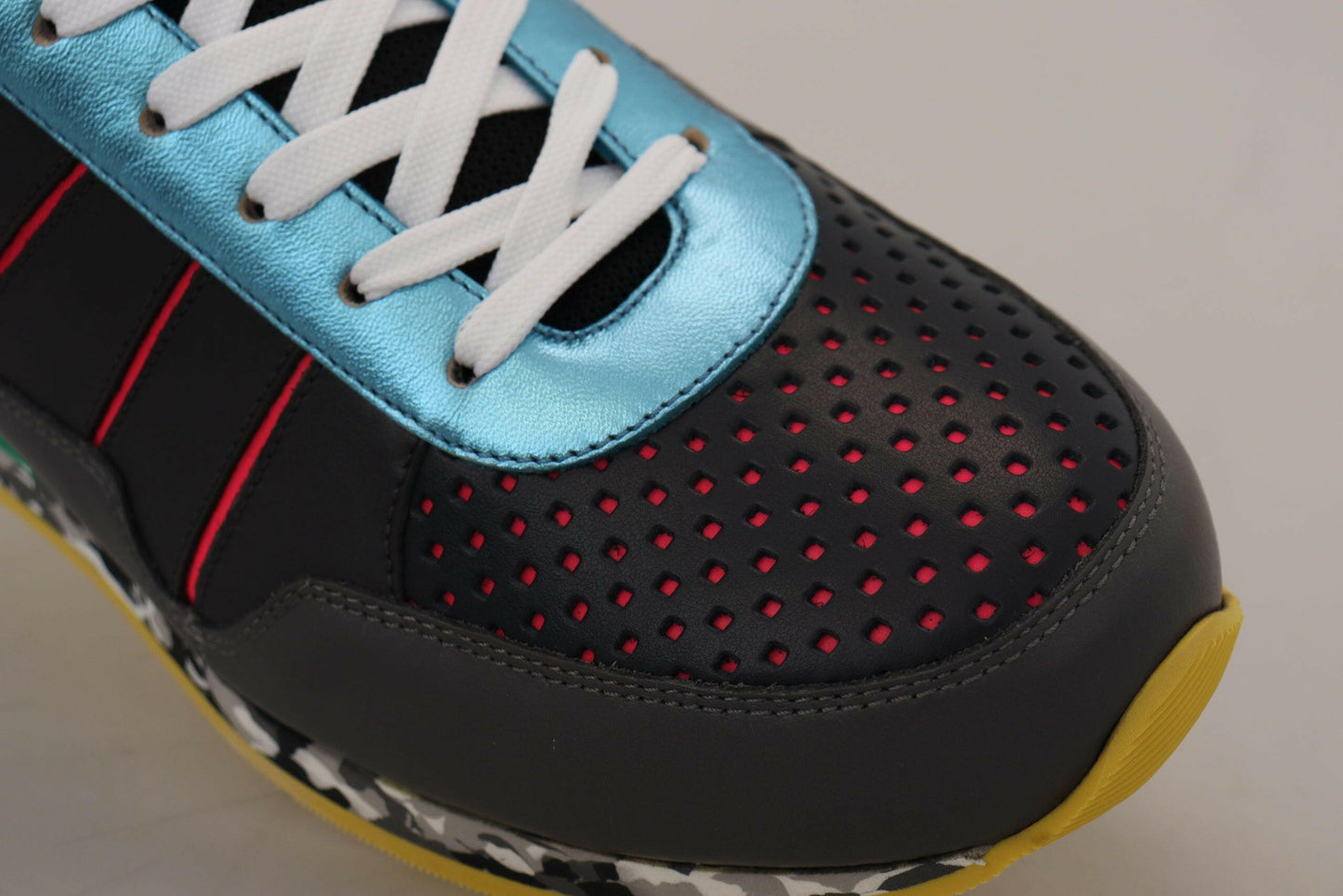 Dolce &amp; Gabbana Mehrfarbige Sport-Sneaker mit niedrigem Schaft