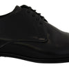 Dolce & Gabbana Black Leather Formal Dress Shoes