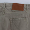 Acht Beige Cotton Patchwork Jeans