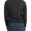 John Galliano Purple Wool Sequined Cardigan Knit Sweater