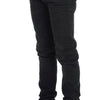Acht Slim Fit Jeans aus Baumwollstretch in Grau