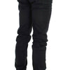 Acht Slim Fit Jeans aus Baumwollstretch in Grau