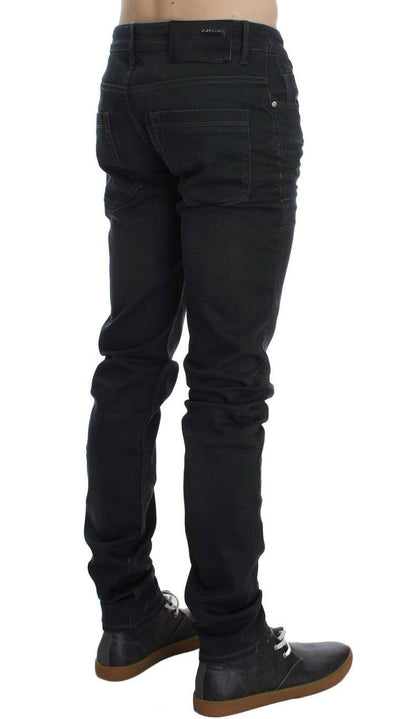 Acht Gray Cotton Stretch Slim Fit Jeans