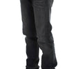 Acht Gray Cotton Regular Low Fit Jeans