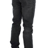 Acht Gray Cotton Regular Low Fit Jeans