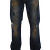 Acht Blue Wash Cotton Regular Straight Fit Jeans
