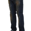 Acht Blue Wash Cotton Regular Straight Fit Jeans