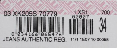 Jean bleu élégant coupe droite pour homme