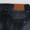Acht Blue Cotton Regular Straight Fit Jeans