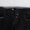Acht Blue Cotton Regular Straight Fit Jeans
