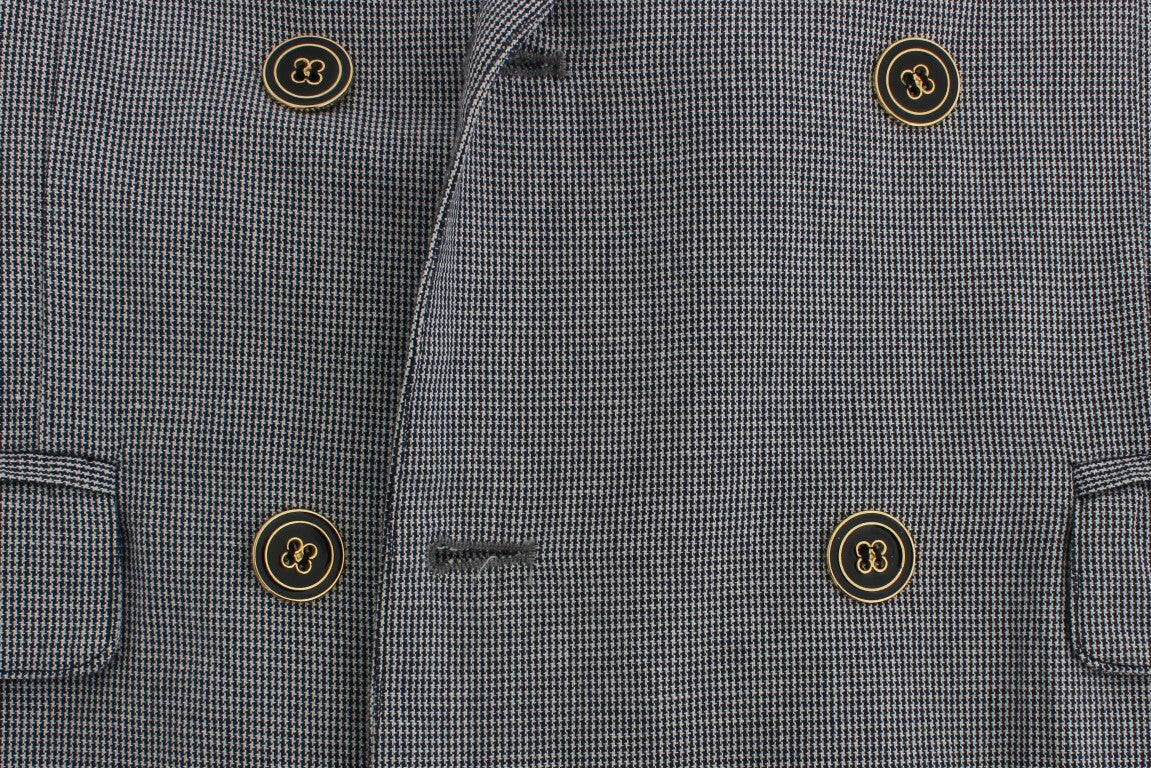 Blazer bleu élégant à double boutonnage Master Coat