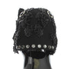 Dolce &amp; Gabbana Élégant chapeau cloche noir orné de cristaux
