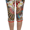 Dolce & Gabbana Multicolor Majolica Sicily Silk Pants