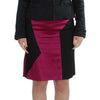 Exte Black Pink Two Piece Suit Skirt & Blazer