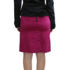Exte Black Pink Two Piece Suit Skirt & Blazer