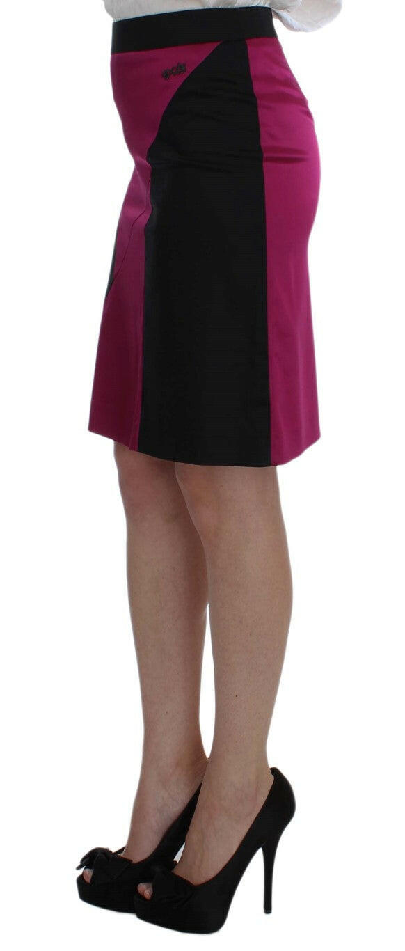Exte Black Pink Two Piece Suit Skirt & Blazer