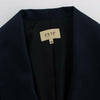 Exte Blue Three Button Single Breasted Blazer Jacket