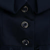 Exte Blue Three Button Single Breasted Blazer Jacket