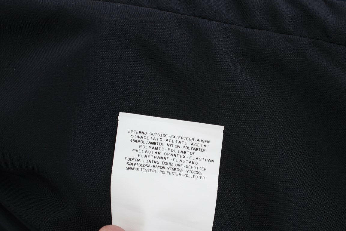 Exte Blue Three Button Single Breasted Blazer Jacket