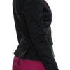 Exte Black Pink Stretch Blazer Jacket