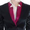 Exte Black Pink Stretch Blazer Jacket