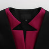 Exte Black Pink Stretch Blazer Jacket