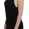 PLEIN SUD Black Stretch Sleeveless Blouse