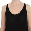 PLEIN SUD Black Stretch Sleeveless Blouse