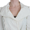 PLEIN SUD White Trench Coat Jacket