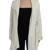 PLEIN SUD White Trench Coat Jacket