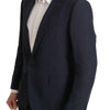 Dolce & Gabbana Dark Blue ALTA SARTORIA Jacket Coat Blazer