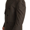 Dolce & Gabbana Multicolor Stripes Double Breasted Blazer