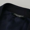 Blazer élégant en laine et soie à simple boutonnage Dolce &amp; Gabbana