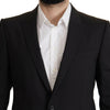 Veste blazer noire élégante coupe slim Dolce &amp; Gabbana