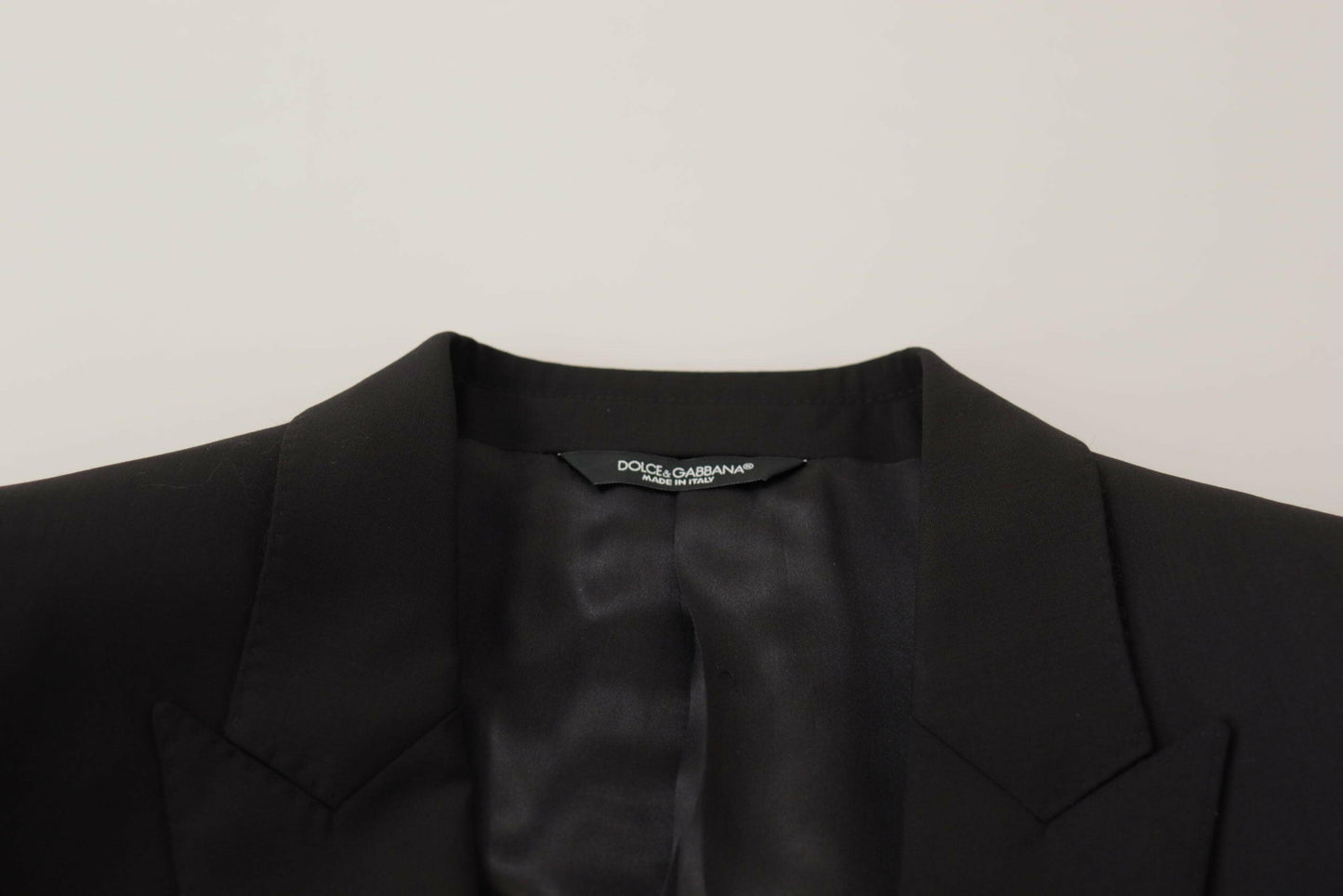 Veste blazer noire élégante coupe slim Dolce &amp; Gabbana
