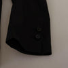 Dolce & Gabbana Black Cotton Single Breasted Blazer Jacket