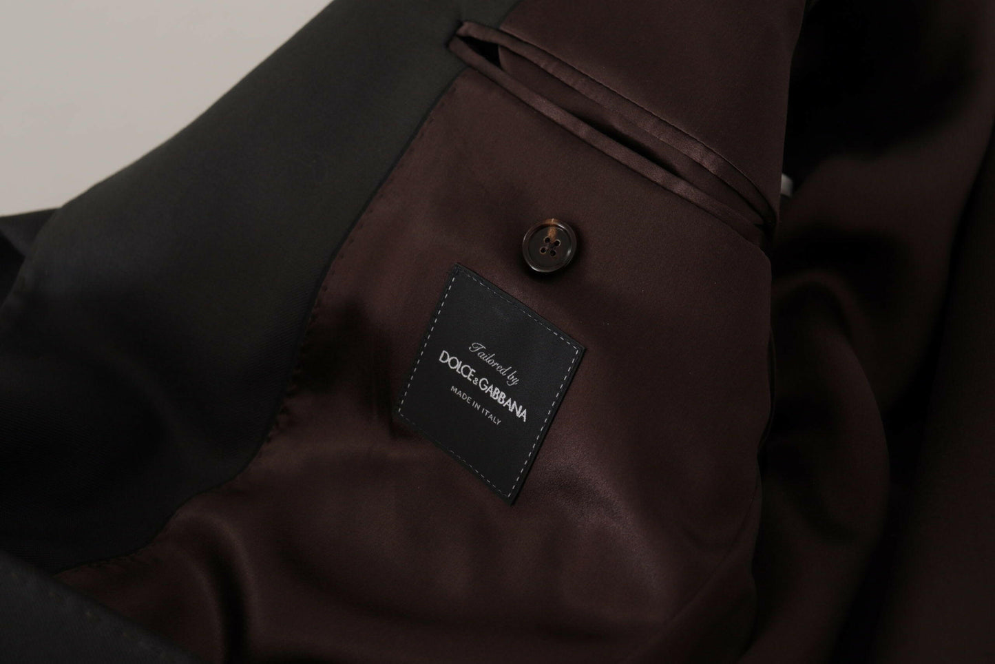 Dolce &amp; Gabbana Schwarzer einreihiger Blazer aus Wolle v