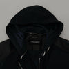 Dolce & Gabbana Black Polyester Hooded Blouson Coat Jacket