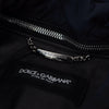 Dolce & Gabbana Black Polyester Hooded Blouson Coat Jacket