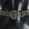 Dolce & Gabbana Crystal Buckle Sequined Waist Belt